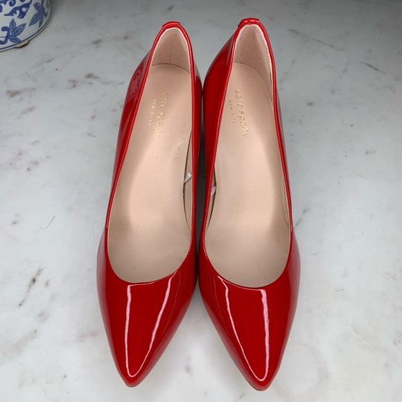 NEW Kate Spade Vida Patent Leather Pumps - Picture 4 of 10